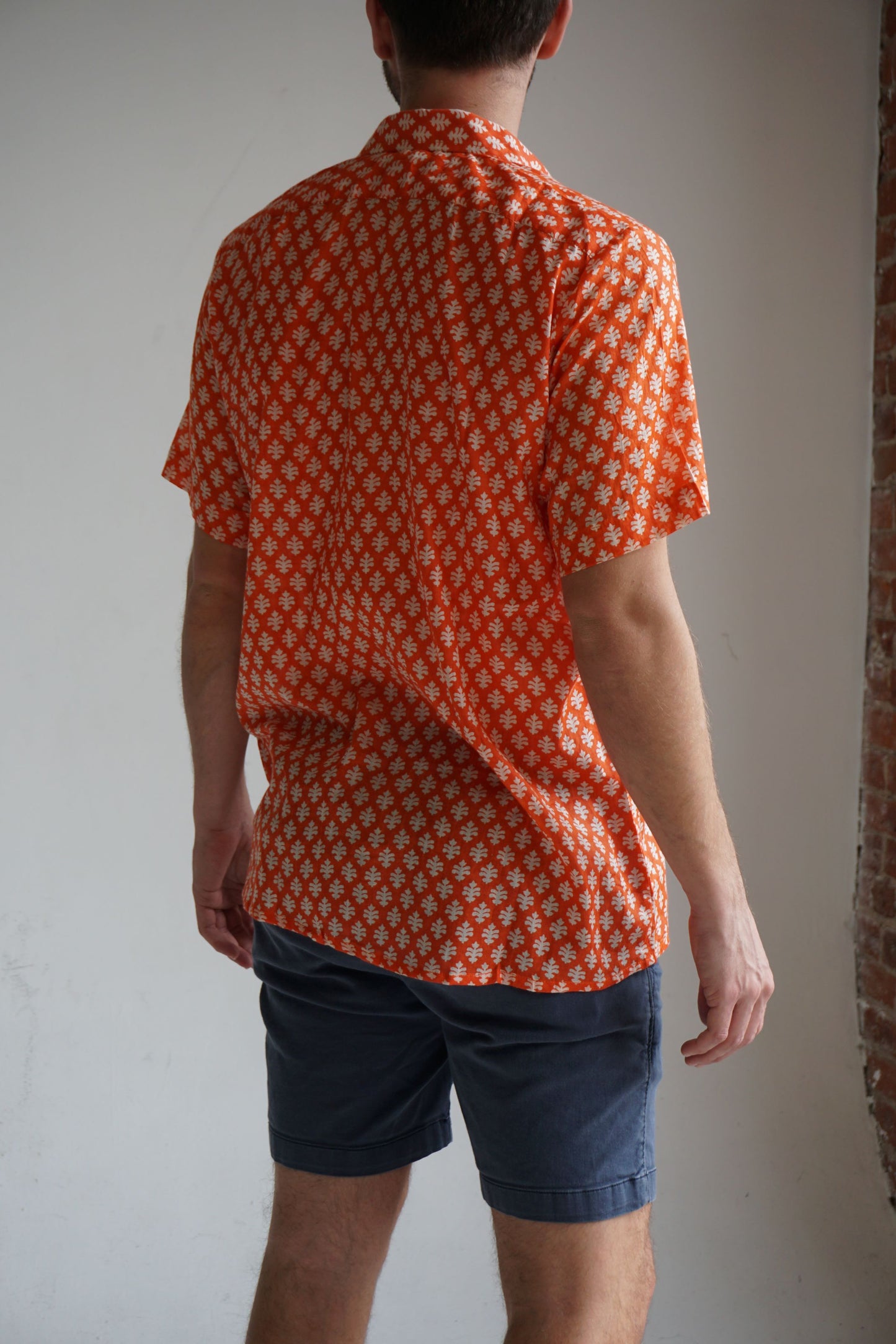 Bahari Short Sleeved Shirt Tangerine