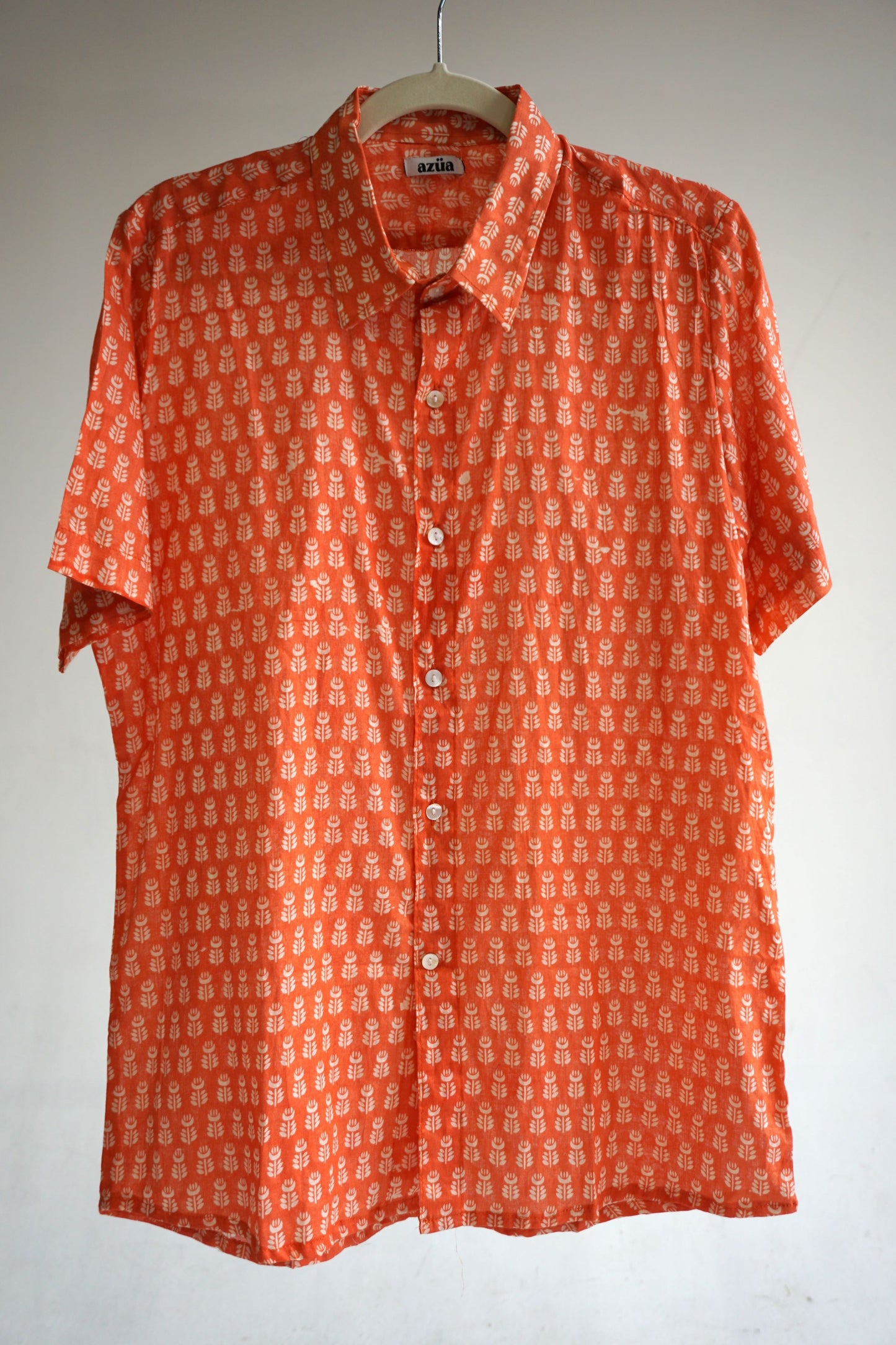 Bahari Short Sleeved Shirt Orange