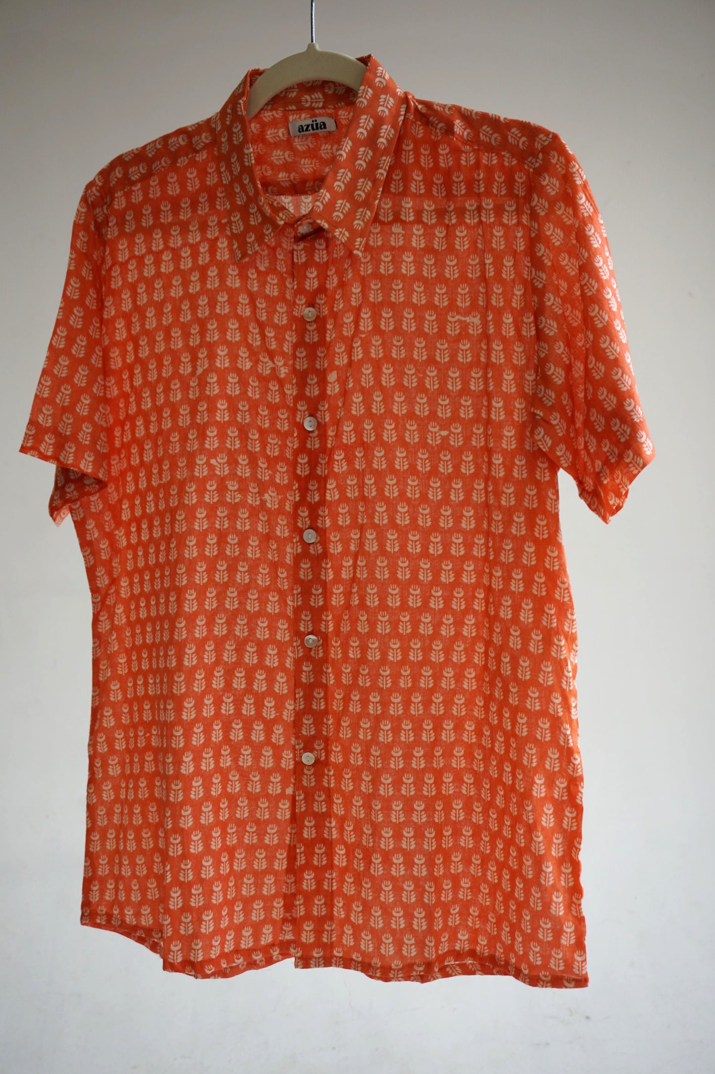 Bahari Short Sleeved Shirt Orange