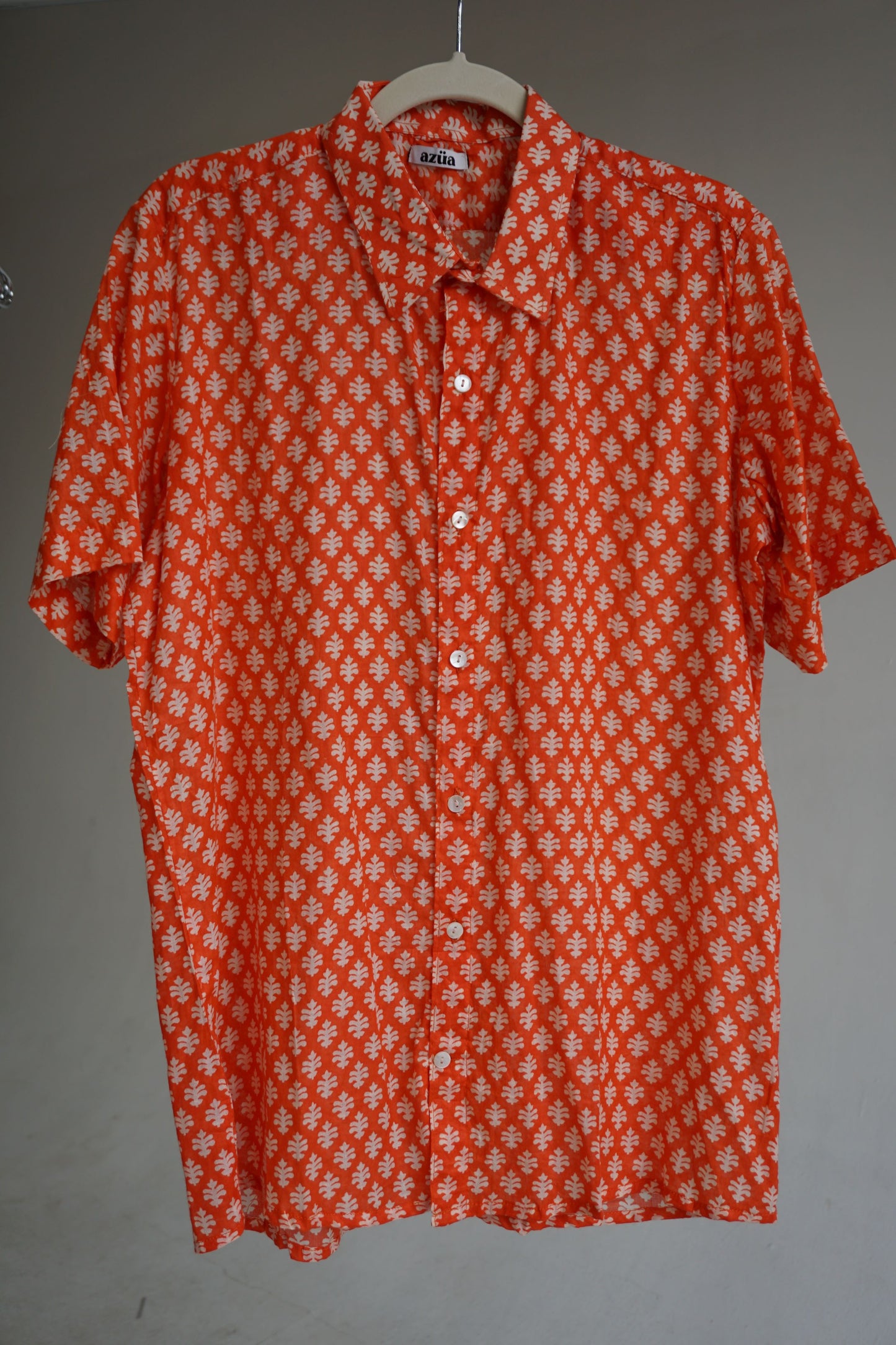 Bahari Short Sleeved Shirt Tangerine