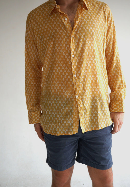 Bahari Long Sleeved Shirt Dijon