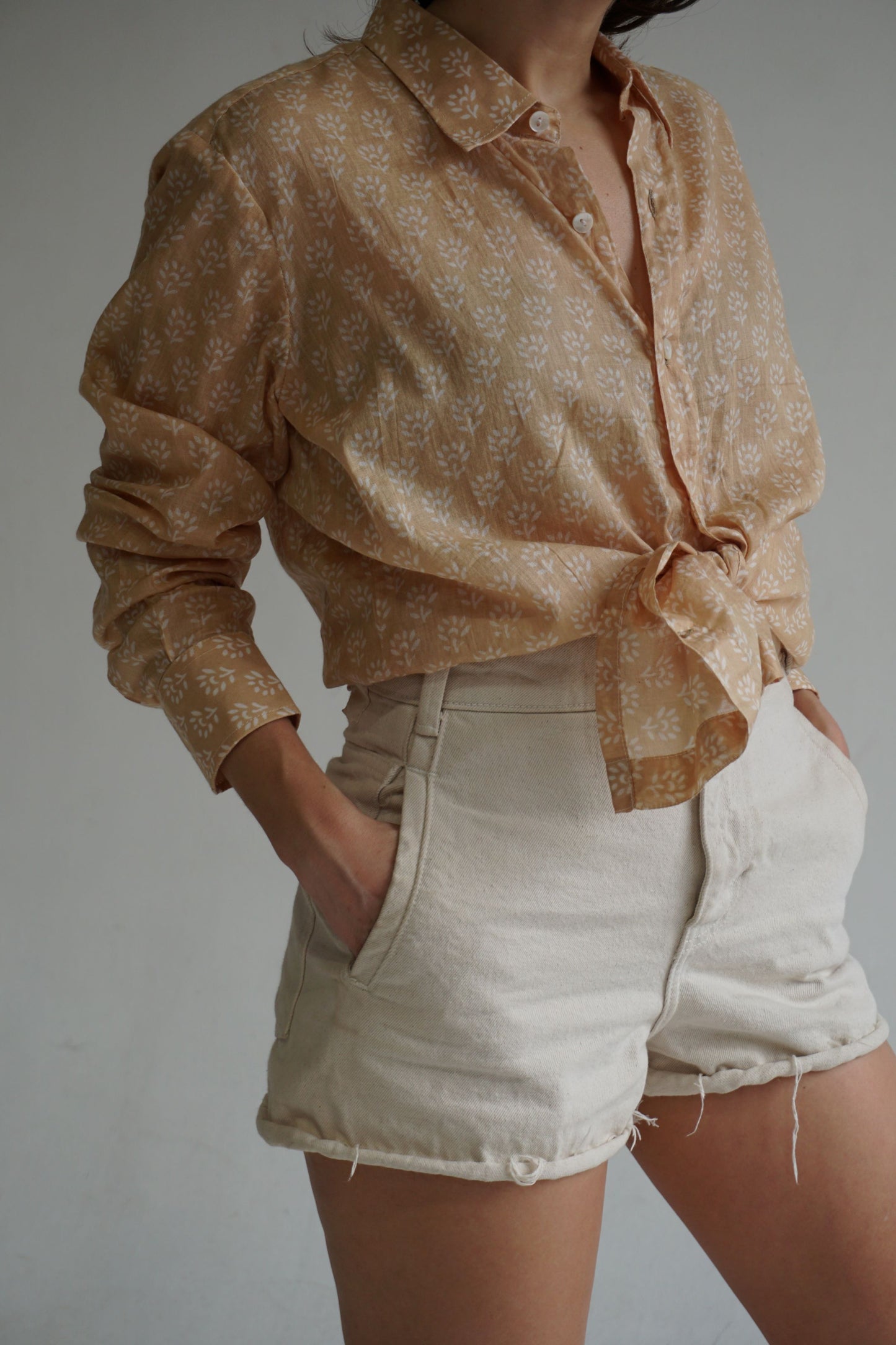 Bahari Long Sleeved Shirt Sand