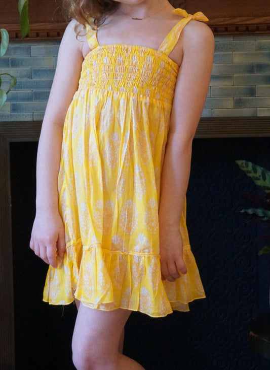 Kids' Kali Dress Lemon